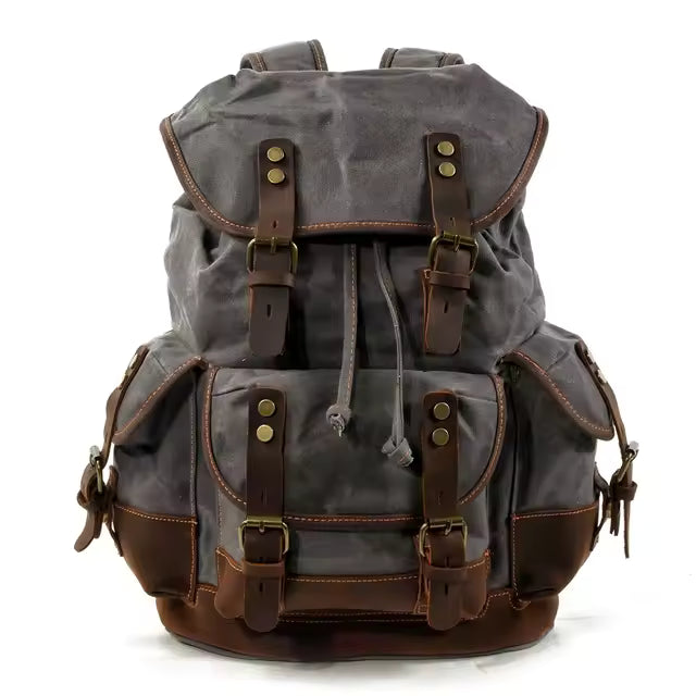 Waxed Canvas Travel Backpack