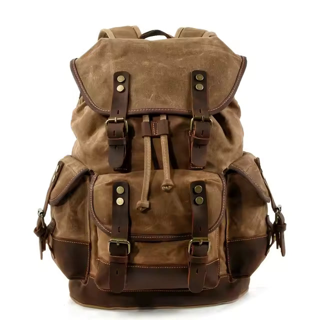 Waxed Canvas Travel Backpack