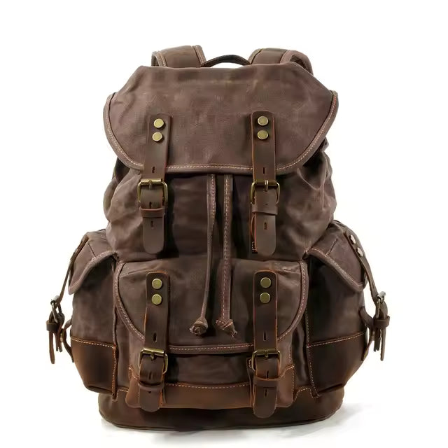 Waxed Canvas Travel Backpack